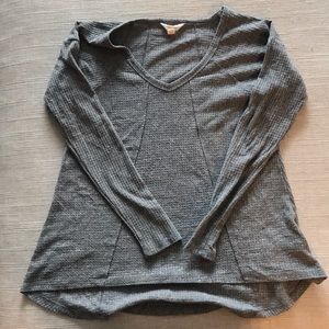 Grey sun and shadow flowy tee from Nordstrom